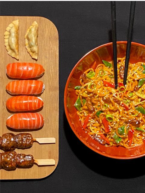 Sampuru, cuisine fusion asiatique