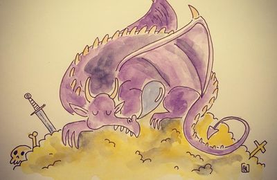 Un gros dragon pour sa petite nièce !