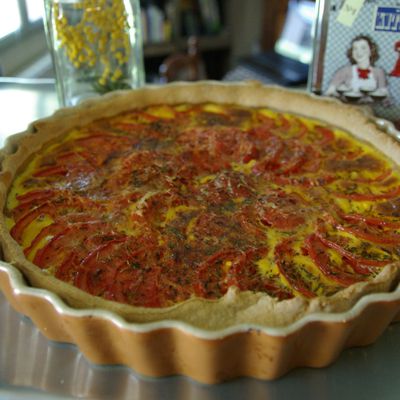 Un tour en cuisine n°114 Tarte à la tomate