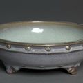Bulb Bowl, Jun Ware, 1300s-1400s, Northern China, Yuan dynasty-Ming dynasty