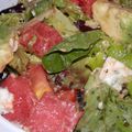 Salade crudités & pastèque