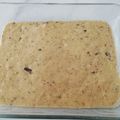 Brownie banane, beurre de cacahuète 