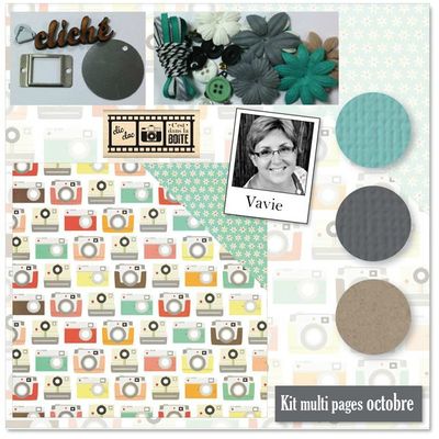 Kit Atelier Multi-pages octobre 2015 par Vavie