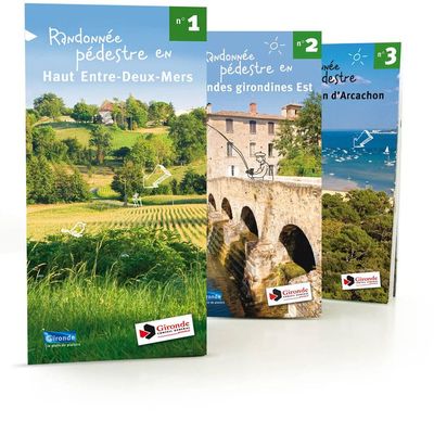 Cartes de randonnée pédestre pour le Conseil Général de la Gironde