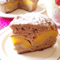 Gâteau aux pêches