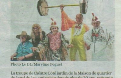 SOIRÉE THÉÂTRE COTÉ JARDIN VENDREDI 20 JUIN ESPACE PUER 19H30