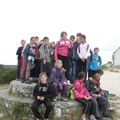 Vue panoramique du haut de la chapelle de Carnac 