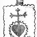 ICONOGRAPHIE DU SACRÉ-COEUR DANS LES ARMÉES CONTRE-RÉVOLUTIONNAIRES DE LA VENDÉE ♣ INSIGNE DU MARQUIS DE RAZILLY