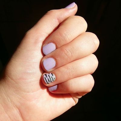 Quans un petit zèbre mauve se balade ...
