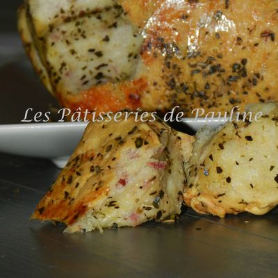 Pull apart Bread au persil et salami