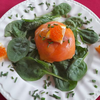 Dômes de truite fumée