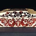 Coffret orné d'une fleur de lys couronnée. Attribué à Pierre Gole (vers 1620-1685). Paris, époque Louis XIV, vers 1660-1670