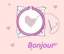 Ma broderie du 14 juillet