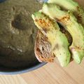 Soupe de lentilles vertes & Tartines d'avocat