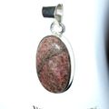 PENDENTIF CABOCHON RHODONITE 3 