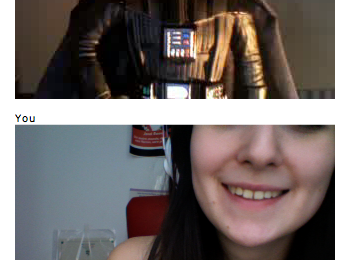 Dark vador on chatroulette !