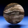 Petrified Sequoia Wood Sphere, Sequoia, Miocene. Vantage, Washington
