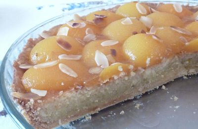 Tarte aux abricots et aux amandes