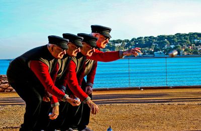 Petanque a Antibes