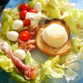 vendredi : la salade de chévre chaud de coleen