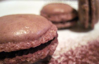 macarons au chocolat