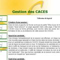 Débuggage du programme de gestions de CACES