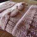 Tuto du snood à torsades