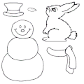 the chubby little snowman