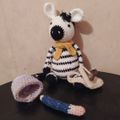 #Crochet : Créez vos animaux Amigurumi #36 : Le zèbre studieux