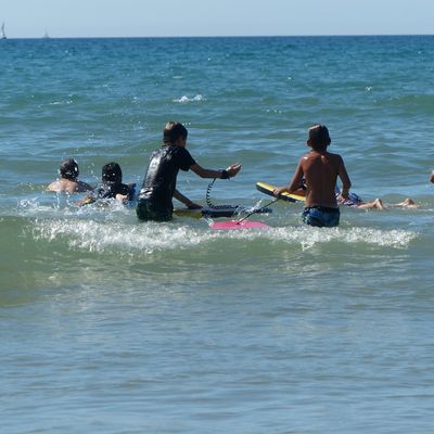 Après midi bodyboard avec les copains...