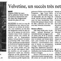 VELVETINE, un succès très "net"