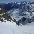 Arête de Lentilla (2882) - Couloir Est