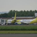 Aéroport Tarbes-Lourdes-Pyrénées: Mistral Air: Boeing 737-4Q8: EI-ELZ: Boeing 737-36E/QC: EI-DVA.