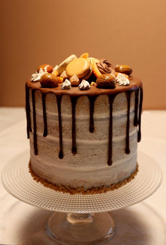Nude cake factice, décor de vitrine