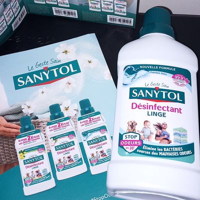 Désinfectant linge Sanytol [test avec Sampleo]
