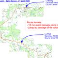 Le Tour du Limousin à Saint-Gence, le 21 Août 2020