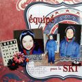 équipé pour le ski