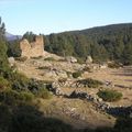 les ruines d'un village en haute montagne ..