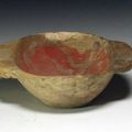 Ancient Chinese Han Dynasty "ear" Bowl,  ca. 200 Bce - 200 Ce