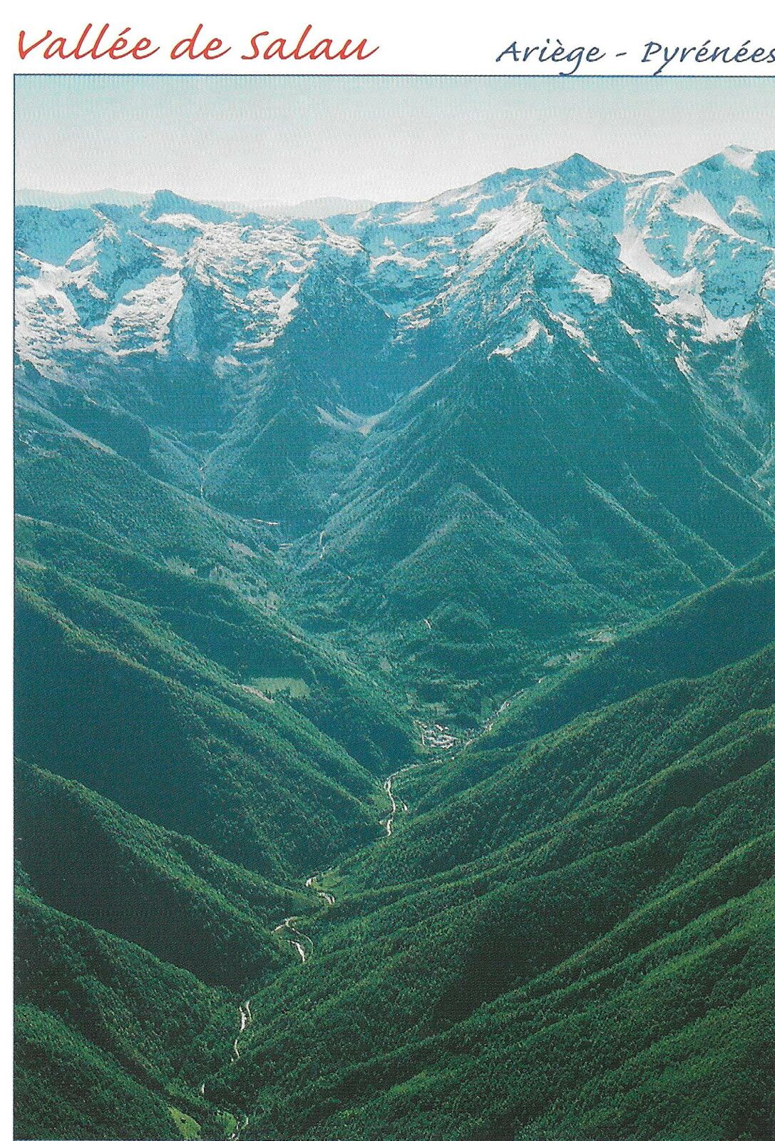 Vallée de Salau, carte postale