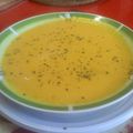 Potage de Potimarron au lait d'Amande