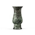 An inscribed archaic bronze ritual wine vessel (Zhi), Early Western Zhou dynasty