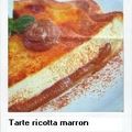 #123 - Tarte ricotta marron