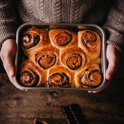 Chocolate cinnamon rolls