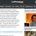 David Isaac Haziza nie la réalité des meurtres islamophobes
