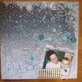 Scrapbooking: page hiver avec maminou