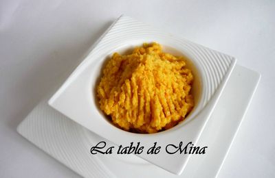 Purée de boule de celeri-rave et carottes