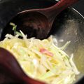 Salade de chou blanc aux lardons de maman