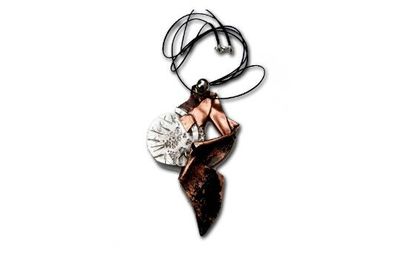 pendentif laiton cuivre