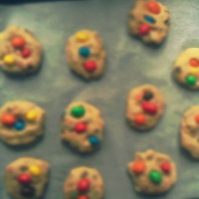 Cookies aux M&M’s :